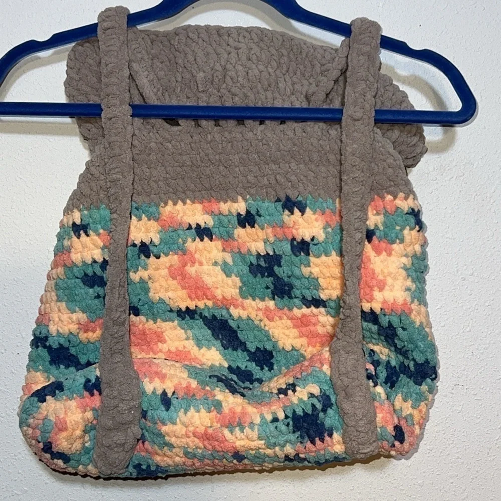 N/A crochet backpack